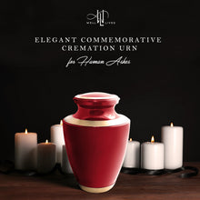 Load image into Gallery viewer, Red Glossy Cremation Urn