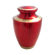Load image into Gallery viewer, Red Glossy Cremation Urn