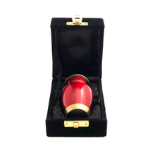 Load image into Gallery viewer, Red Glossy Keepsake Cremation Urn