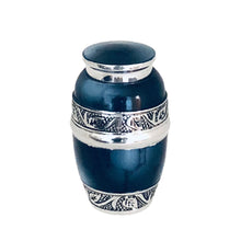 Load image into Gallery viewer, Blue Fire Cremation Keepsake Urn