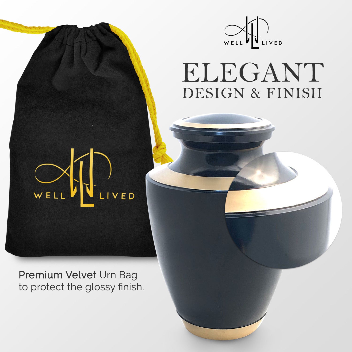 FINEST QUALITY OF SUMPTUOUS AND SOFT VELVET CREMATION BAGS & URN POUCH –  Urns UK