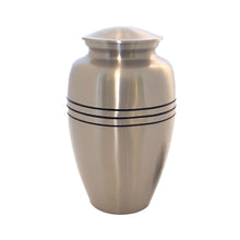Load image into Gallery viewer, Mat Silver Cremation Urn