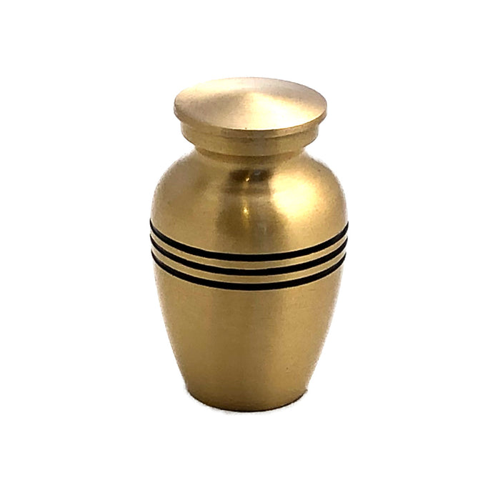 Brass Cremation Keepsake Urn (set of 4)